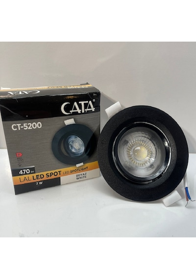 Cata Ct-5200 7 W Sıva Altı Led Spot Siyah Gövde Beyaz 4 Adet