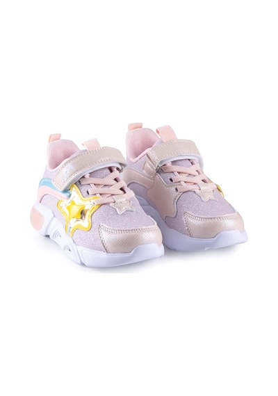 Marcokids Marco Kids Kız Çocuk Işıklı Ayakkabı Pudra 26y315