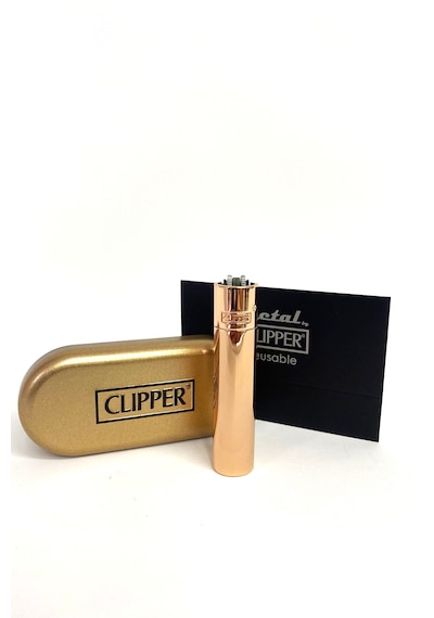 Clipper Metal Çakmak Rose Renk Özel İsim Yazdırılır