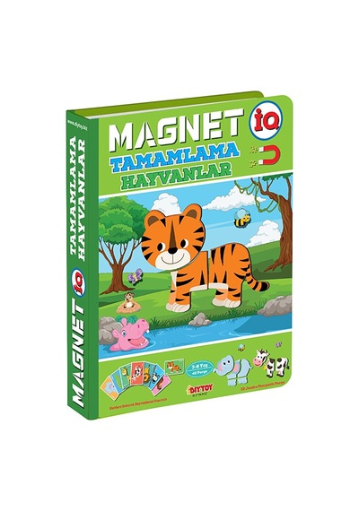 Dıy Toy Magnetik Hayvan Tamamlama 3 Adet