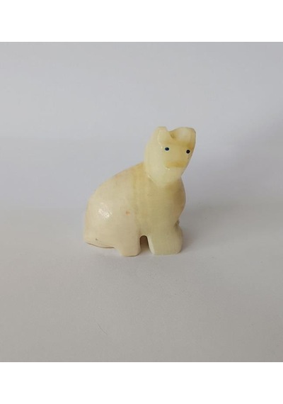Kedi Oniks Taşı Biblo Mermer Onix Ev Ofis Dekor Masa Süsü 15054479