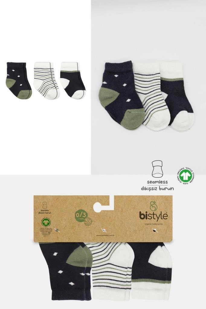 Bezos 3'lü Penye Erkek Soket Çorap 10111 Antrasit Beden: 0-3 Ay Renk: Antrasit Mmbz