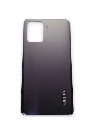 Oppo Reno 5 Lite Uyumlu Arka Pil Kapağı Siyah Siyah