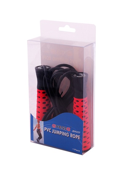 Kırmızı Pvc Atlama İpi - Fitness - Crossfit- Rope - Jump - Body - Sağlık - Egzersiz - Spor