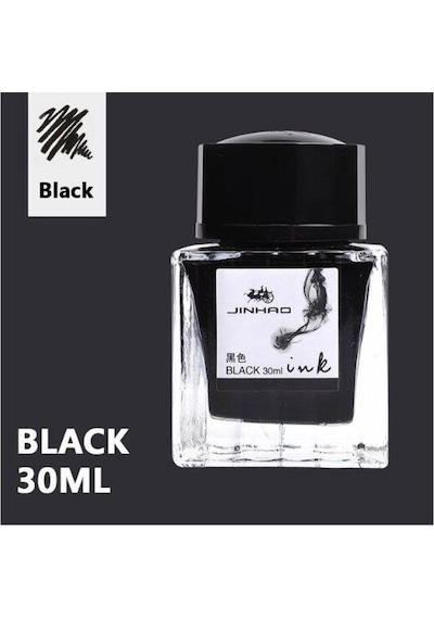 Jinhao Dolma Kalem Mürekkebi 3001 Black-siyah 30ml