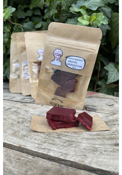 Rufus Concept Koyu Kırmızı Granül Mum Boyası ( 20 gr )