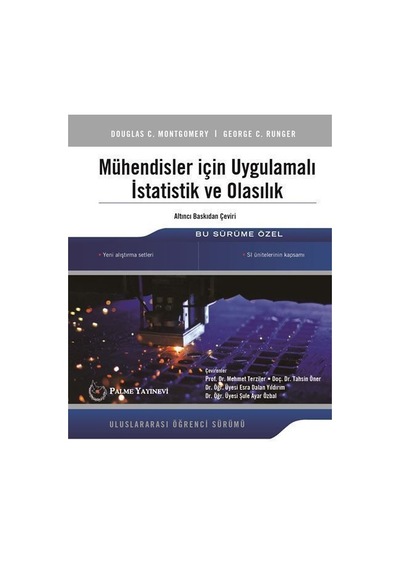 Palme Yayınları Mühendisler için Uygulamalı Istatistik ve Olasılı