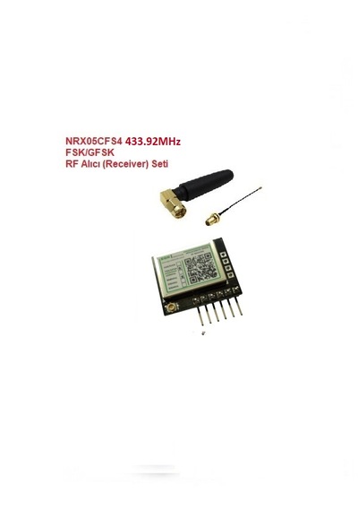433.92mhz Fsk/gfsk Rf Alıcı Seti Nrx05cfs4-set