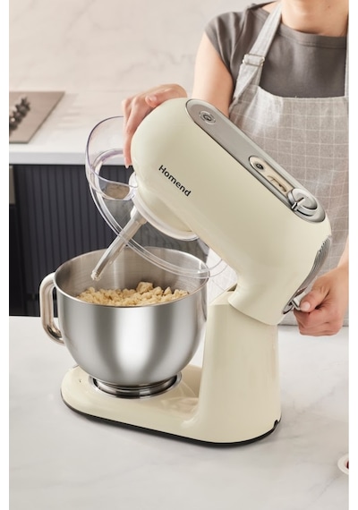 Homend Vintage Profashion 3027H 1500 W 5.5 L Döküm Hamur Yoğurma Makinesi