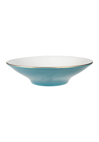 Porland Glamorous Turkuaz Çukur Tabak 20 Cm Sku: Smg8690010588401 Açık Gri