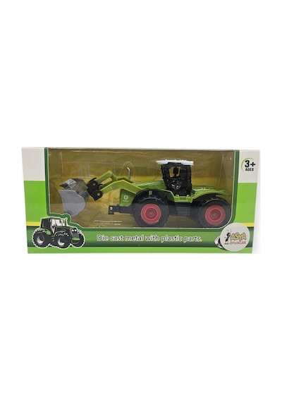 Farm Mini Oyuncak Traktör - 14 Cm Kepçe Çiftlik Aracı