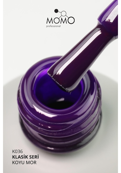 Momo Professional Kalıcı Oje K036 Koyu Mor 14 Ml