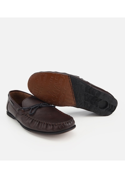 Hotiç Erkek Deri Kahverengi Püskül Detaylı Yumuşak Dokulu Günlük Loafer 02ayh324970a480 02ayh324970a480