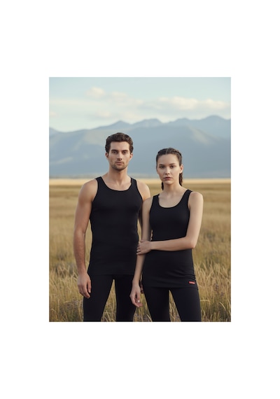 Blackspade Vücuda Oturan İçlik Unisex Termal Atlet Siyah / Beyaz, Isı Koruyucu İçlik-9260 Siyah Blackspade Vücuda Oturan İçlik Unisex Termal Atlet Siyah / Beyaz, Isı Koruyucu İçlik-9260 Siyah