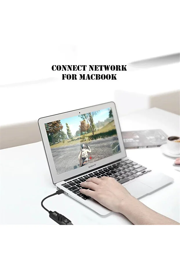 Harici İnternet 1000 Mbps Gigabit Tip C Usb 3.0 Kablolu Ağ Kartı Usb Rj45 Lan Ethernet Dönüştürücü