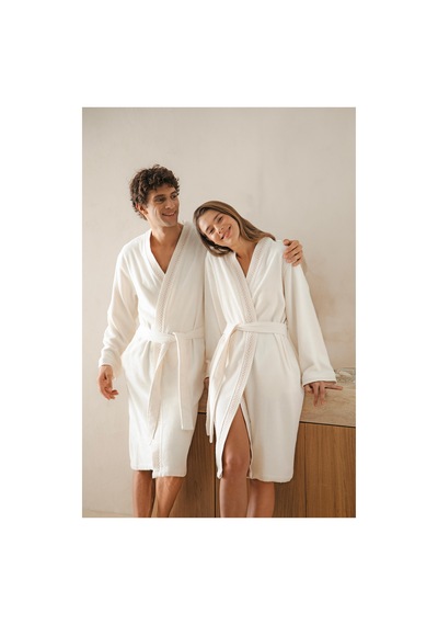 Mardılle Bambu Unısex Bornoz Ekru