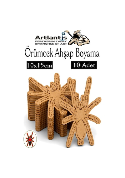 Ahşap Boyama Böcekler 10 Adet 10x15cm Boyama Böcek Figürleri Etkinlik Çocuk Gelişim Motor Beceri Kreş Anasınıfı Siyah