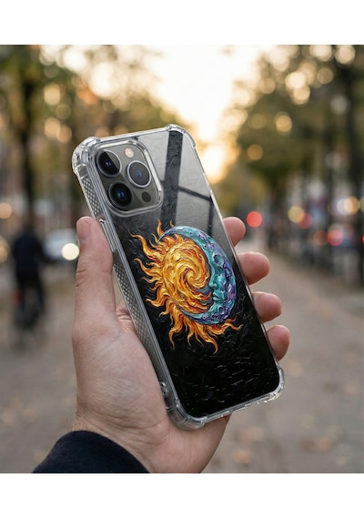 Printify Infinix Note 50 Pro İle Uyumlu Şeffaf Silikon Kılıf Uv Baskılı Esnek Tpu Kapak Sıcak Ve Soğuk No4