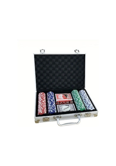 200 Adet Boyzhood Poker Chips Poker Seti Alüminyum Seyahat Çantası İle, Texas Holdem Blackjack Kumar İçin Gram Poker Chips Seti