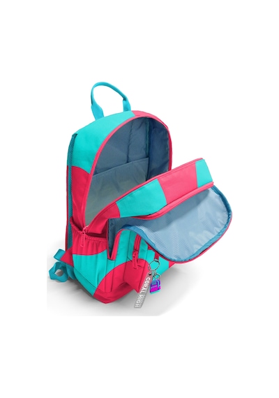Coral High Neon Mercan Turkuaz Desenli Okul Sırt Çantası 23685 Neon Mercan