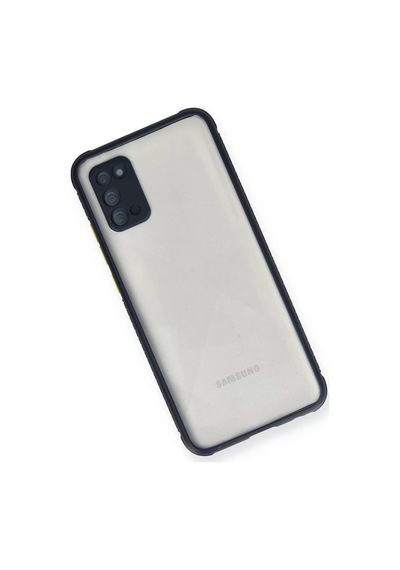 Samsung Galaxy A02s Kılıf Miami Şeffaf Silikon - Lacivert