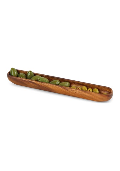 Akasya Ağacından Ahşap Zeytin Tabağı, Zeytinlik,ahşap Zeytin Tepsisi El Yapımı Akasya Ahşap Uzu