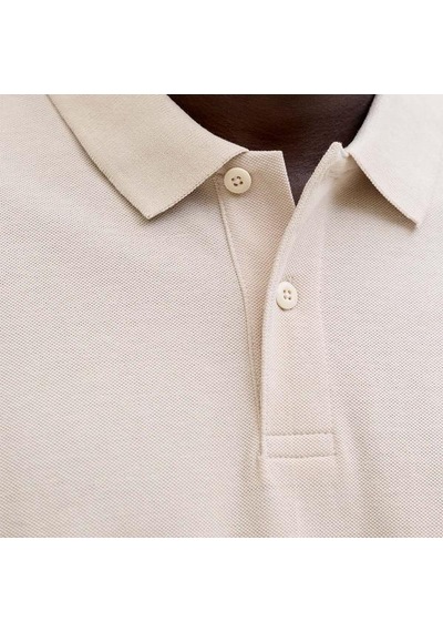 Jack & Jones Jack&jones Basic Erkek Bej Polo Yaka Tişört
