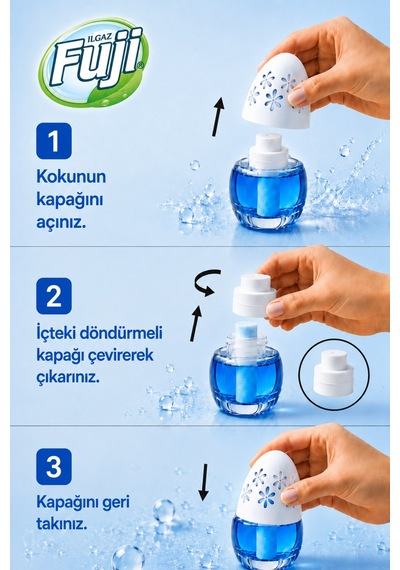 Ilgaz Fuji Okyanus Esintili Araç, Wc, Oda Ve Ortam Kokusu 100 Ml Aqua Drift Kalıcı Kavanoz Koku