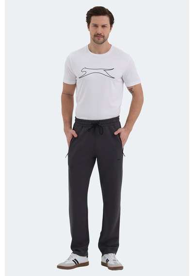 Slazenger Kıngstor I Erkek Fermuar Cepli Antrasit Eşofman Altı Antrasit