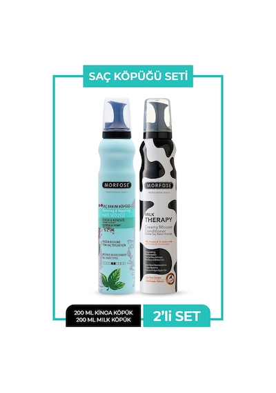 Saç Köpüğü 2 Li Set Milk+kinoa