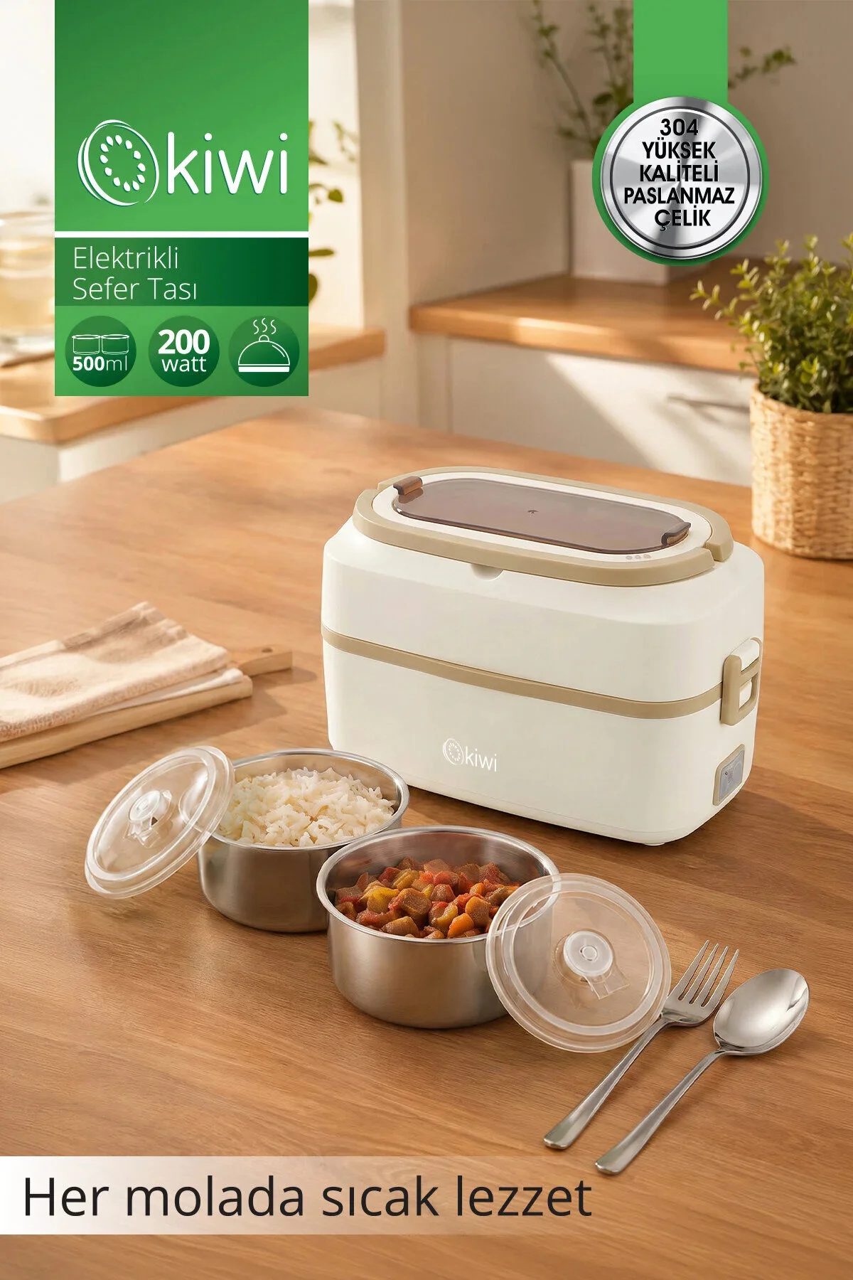 Klb 1612 Elektrikli Sefer Tası Bej