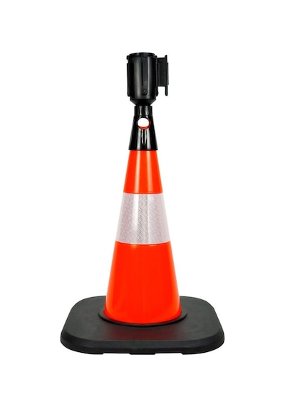 İleri Trafik Pvc Trafik Konisi 50 CM Reflektifli Ağırlıklı Trafik Dubası