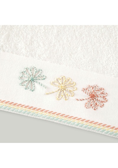 Linens Aria Pamuk 50x85 Cm Yüz Havlusu Beyaz