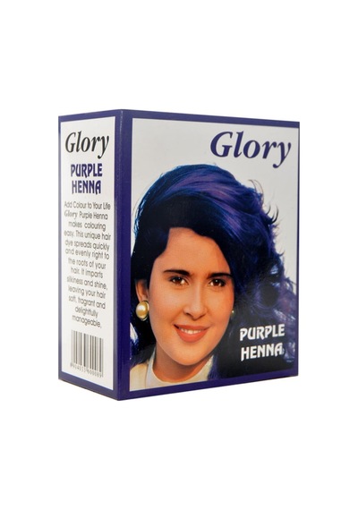 Glory Glory Mor Hint Kınası (Purple Henna) 10 Gr Paket