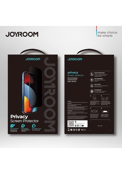 Joyroom Jr-pf903 Apple Uyumlu iPhone 13 Pro Max 2.5d Privacy Hayalet Ekran Koruyucu