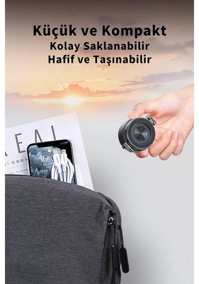 Wearfitpro Güçlü Mıknatıslı 360 Derece Dönebilen Ev Araba Her Alana Uyumlu Elektrikli Vantuz Cep Telefon Tutucu Siyah