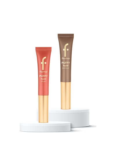 Flormar Puffy Sünger Aplikatörlü 2'li Likit Kontür & Allık Seti SET197