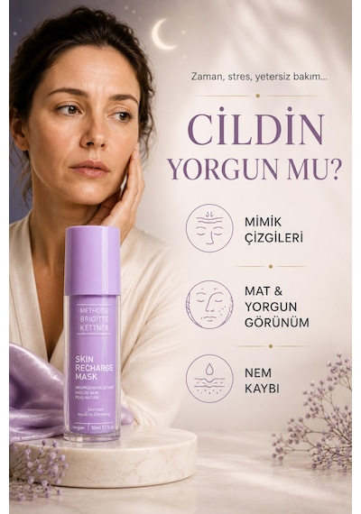 Methode Brigitte Kettner Zinc Repair Skin Recharge Mask 50 Ml Yoğun Yenileyici Yüz Maskesi