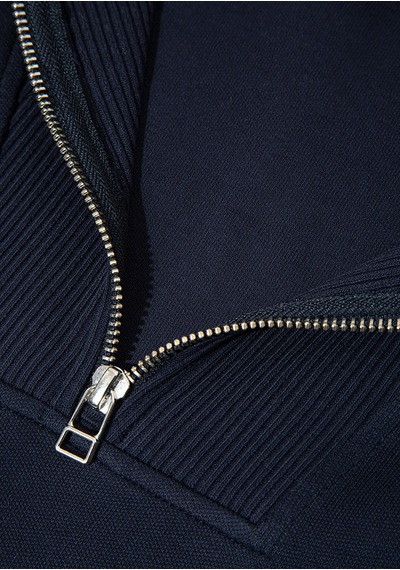 Mavi - Yarı Fermuarlı Lacivert Sweatshirt 0s10539-83699 Lacivert