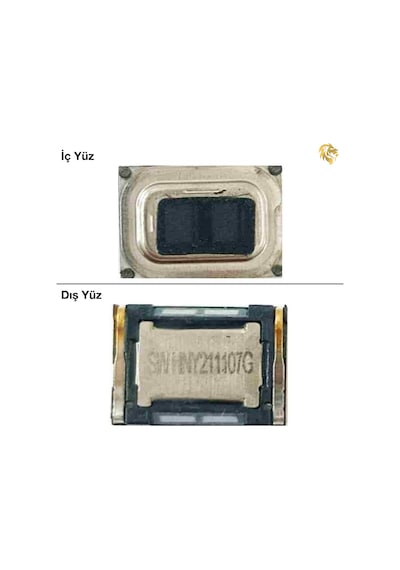 Xiaomi Redmi Note 8 Uyumlu İç Kulaklık Siyah Ahize Üst Hoparlör Gelen Ses Konuşma Hoparlörü Earpiece