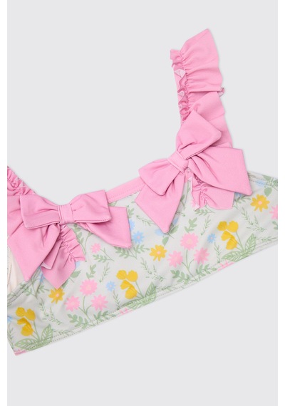 Littemare Kız Çocuk Upf 40+ Uv Korumalı Yeşil Bikini 2612gk42010