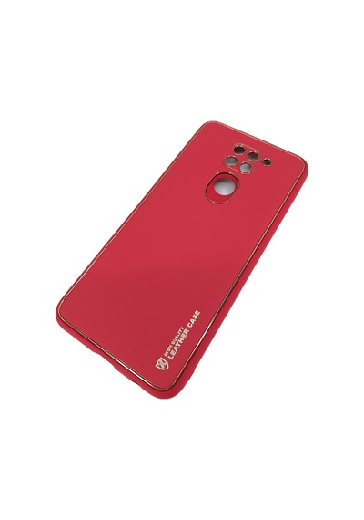 Nettech Xiaomi Redmi Note 9 Uyumlu Coco Leather Seri Arka Koruma