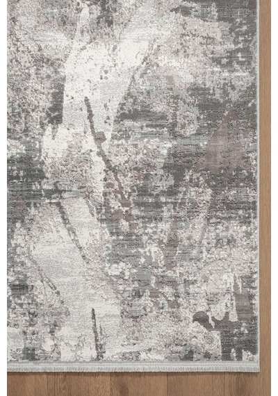 Matris Mı001g Gri Halı Modern Pamuk Taban Akrilik Tozuaz Salon Yatak Odası Koridor Halısı-1328