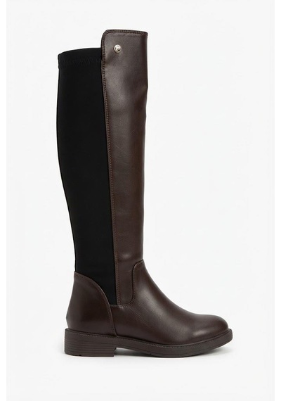 Pierre Cardin 52066 Kahve Arkası Strej Kaymaz Taban Kadın Çizme