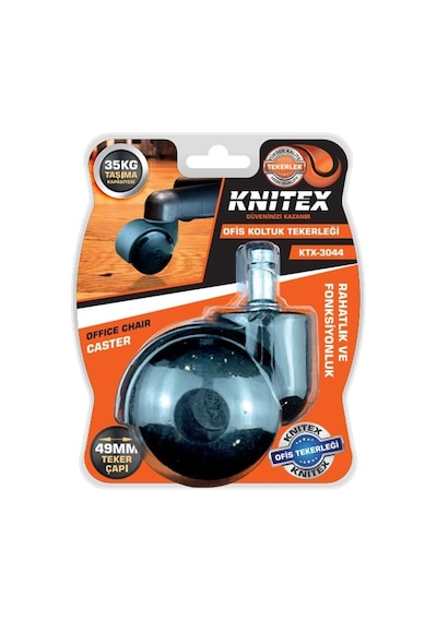 Knıtex 3044 Kalın Pimli Büro Tekeri