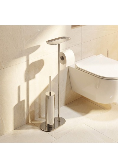 Kobos Nova Hareketli Wc Set Yuvarlak Parlak Krom Kbw-836-1cr