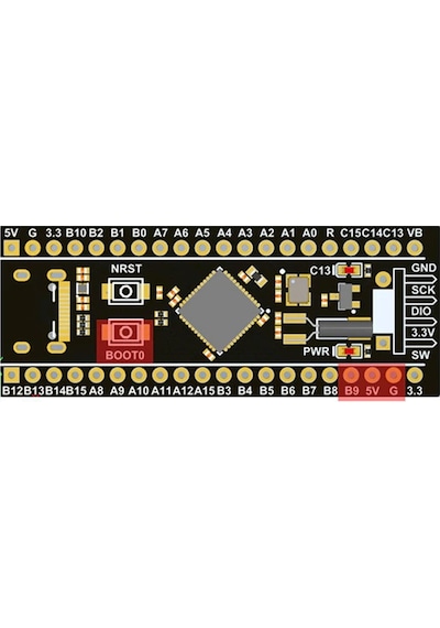 Stm32f411ceu6 Black Pill Geliştirme Kartı Arm Cortex-m4 Dsp Fpu 512 Kb Flash 100 Mhz Cpu Art
