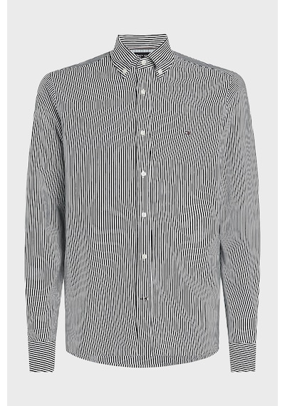 Tommy Hilfiger Erkek Gömlek Mw0mw30678 0a4 Beyaz-mavi Beyaz - Mavi
