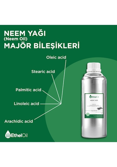 Etheloil Neem Yağı Sabit Yağ 1 KG