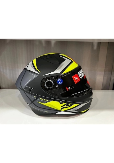 Mt Helmets Mt Revenge 2 S Hatax C3 Motosiklet Kaskı Mat Sarı